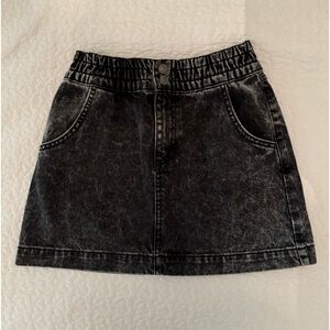BDG Black Jean Mini Skirt